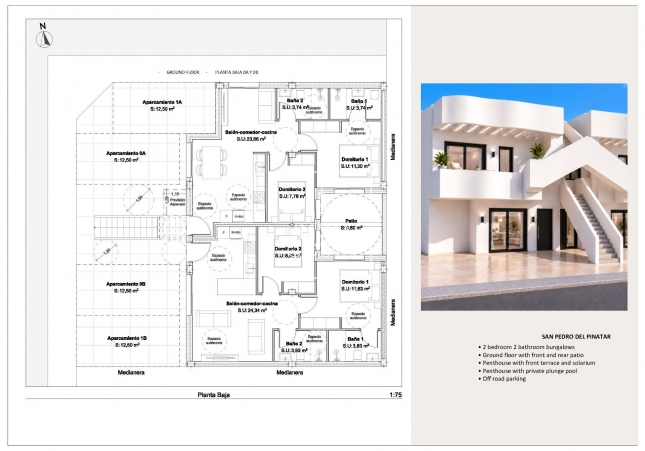 New Build - Ground Floor Bungalow - San Pedro del Pinatar - San Pedro Del Pinatar