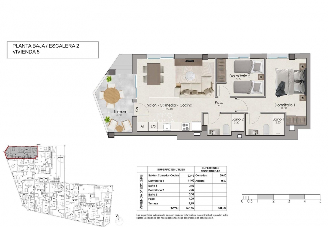 Nieuwbouw Woningen - Ground floor apartment - Santa Pola