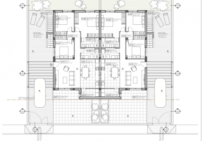 Obra nueva - Semidetached - Puerto de Mazarron