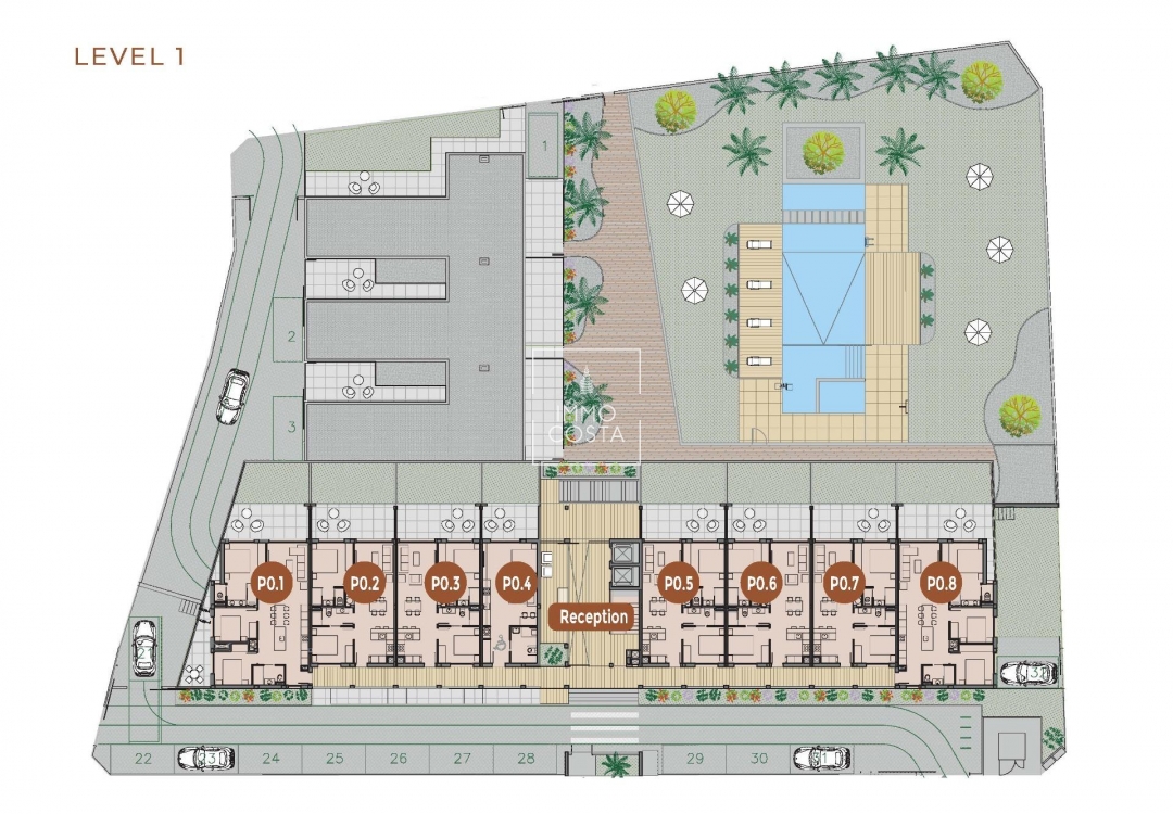 Новое здание - Ground floor apartment - Torrevieja