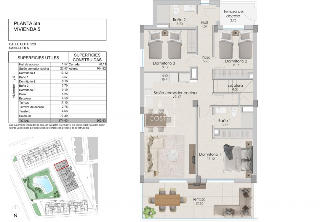 Neubau - Penthouse - Santa Pola - Tamarit