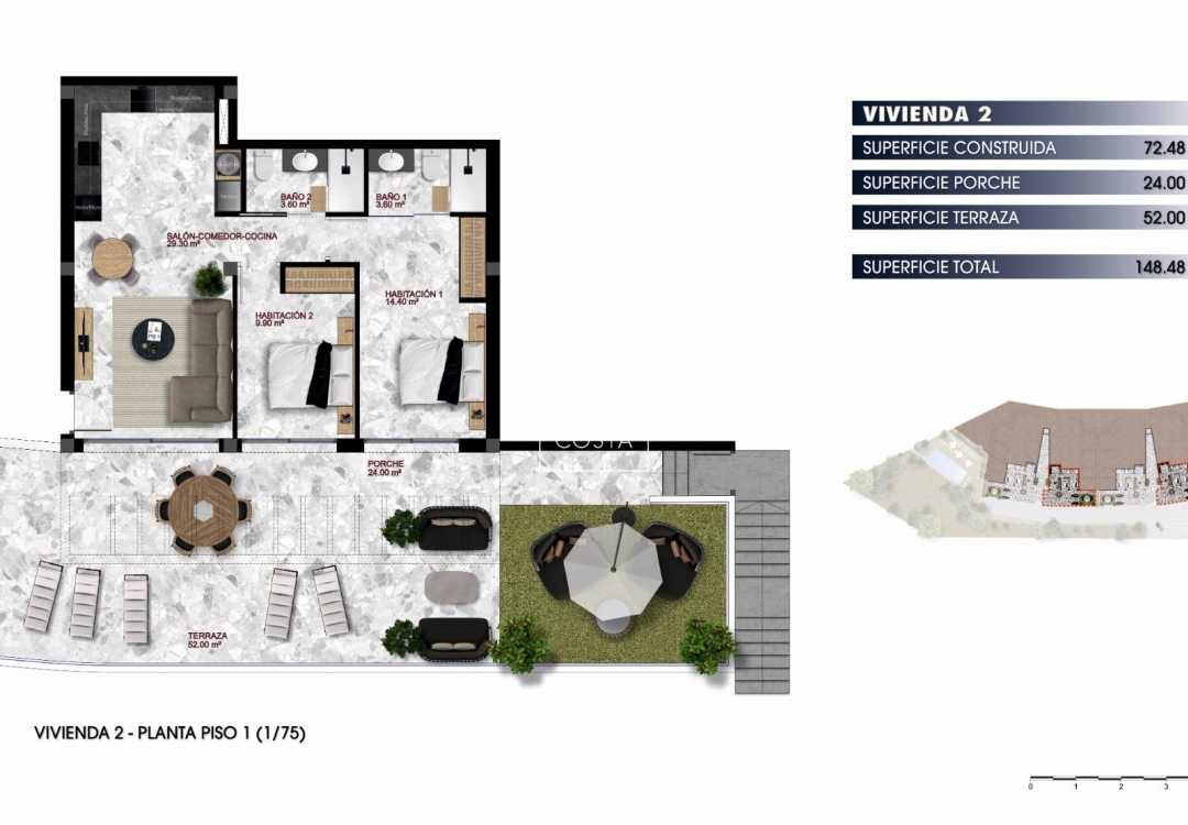 Neubau - Wohnung - Finestrat - Balcón De Finestrat