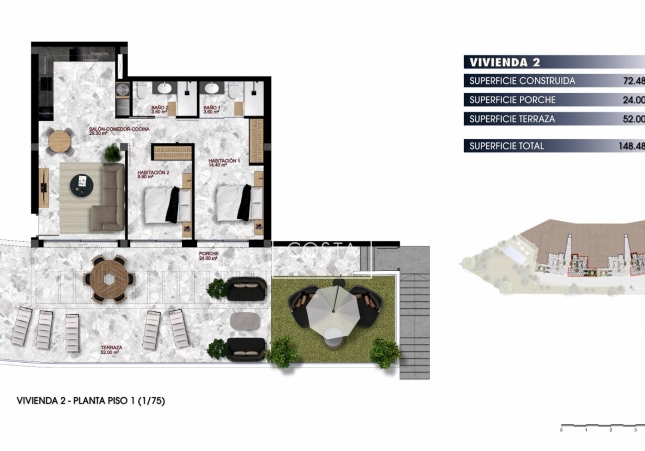 Neubau - Wohnung - Finestrat - Balcón De Finestrat