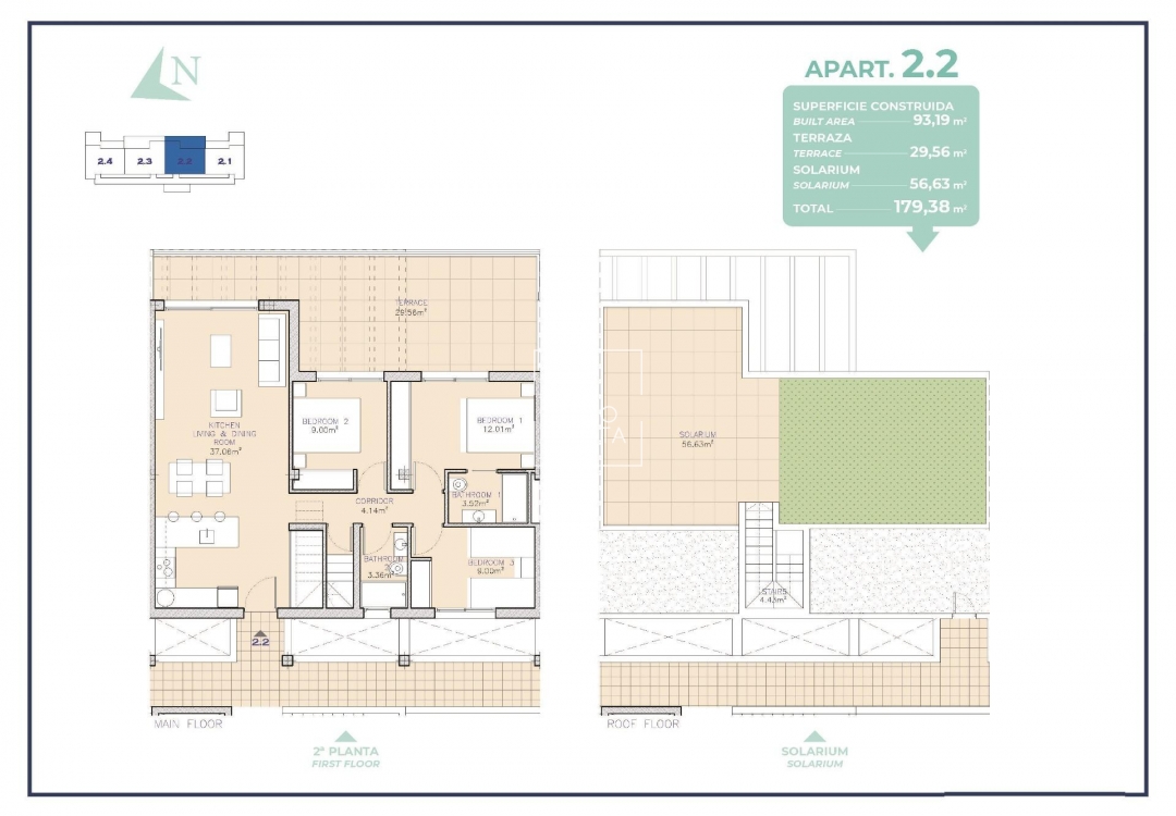 New Build - Penthouse - Los Alcazares - Serena Golf