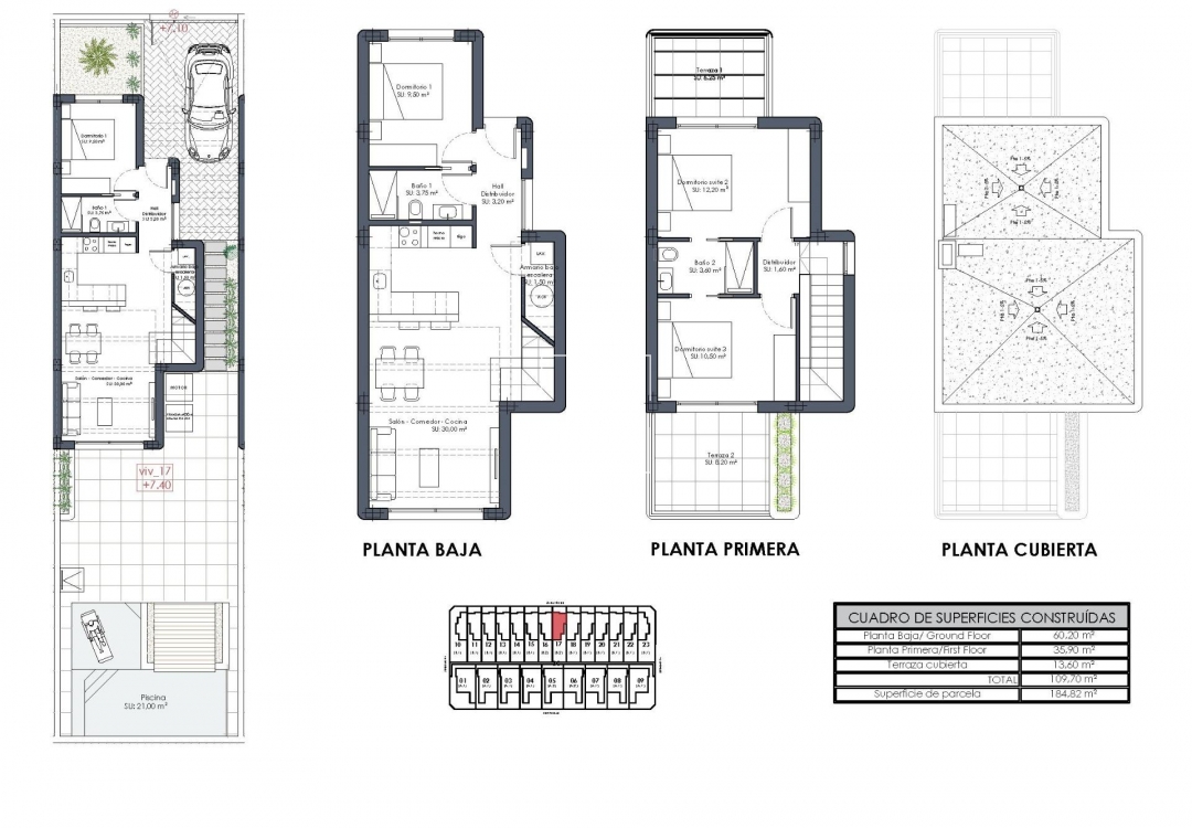 Obra nueva - Villa - Los Alcazares - Serena Golf